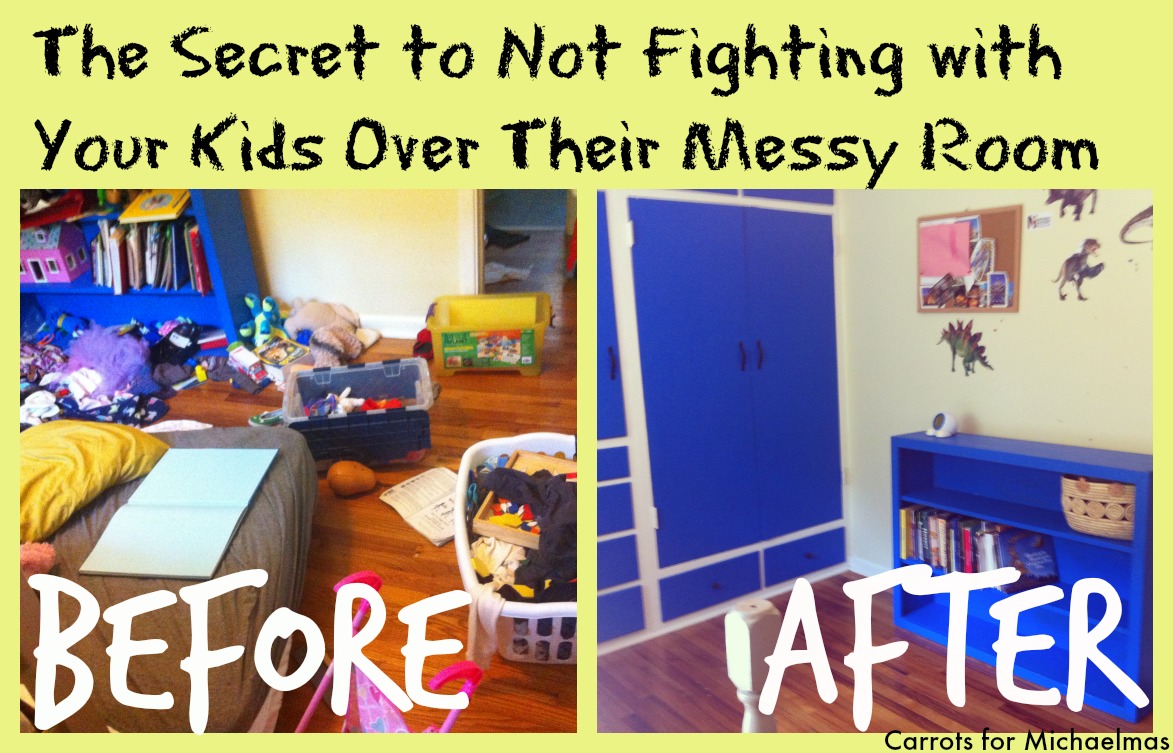 kids messy closet