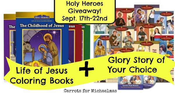 Holy Heroes Giveaway // Carrots for Michaelmas