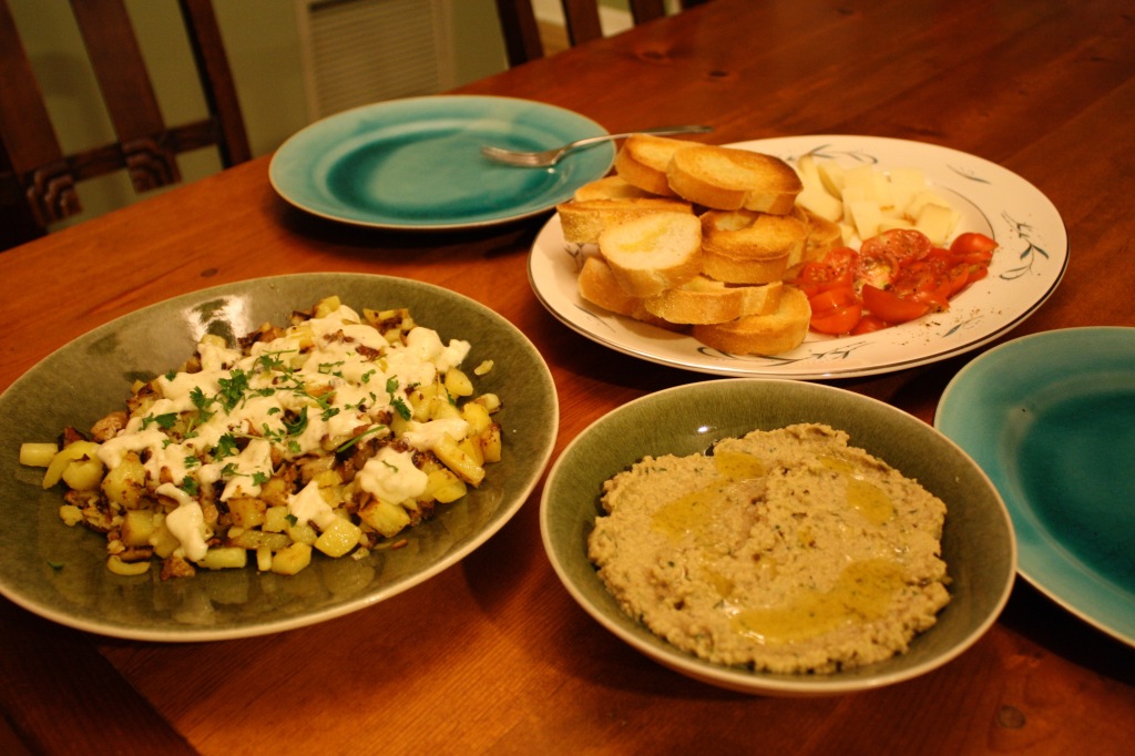 Spanish Tapas, Eggplant Spread, and Potatoes Aioli // Carrots for Michaelmas